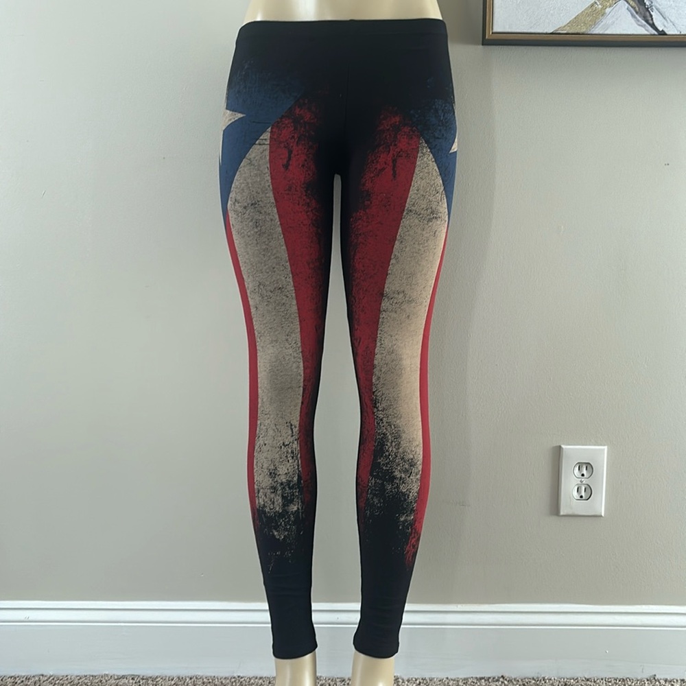 Puerto Rico 🇵🇷 designed printed legging. Size M